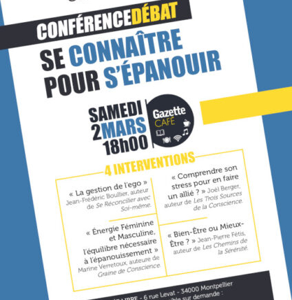 Événement Nombre7 : la conférence débat au Gazette café de Montpellier